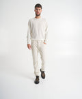 Maglione in misto merino #bianco