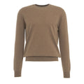 Maglione in misto merino #marrone