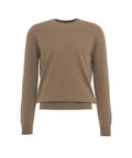 Maglione in misto merino #marrone