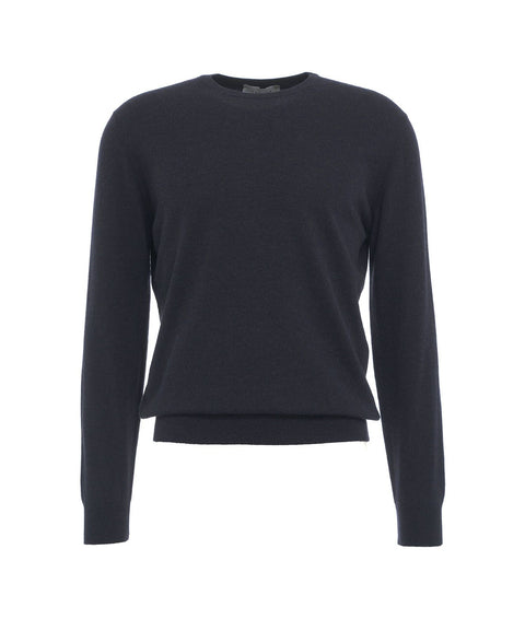 Maglione in misto merino #blu