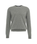 Maglione in misto merino #grigio