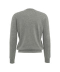 Maglione in misto merino #grigio