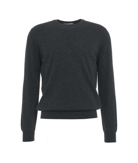 Maglione in misto merino #grigio