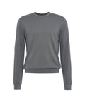 Maglione a maglia in merino #grigio