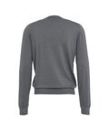 Maglione a maglia in merino #grigio