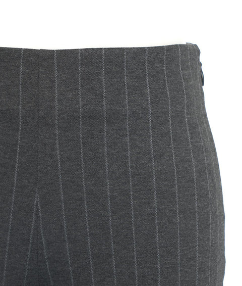 Pantaloni gessati svasati #grigio