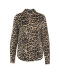 Camicia con stampa animalier #marrone