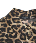 Camicia con stampa animalier #marrone