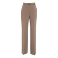 Pantalone chino straight in twill #marrone