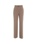 Pantalone chino straight in twill #marrone