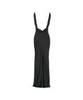 Maxi abito con cut-out sul retro #nero