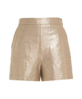 Shorts con finitura glitterata #oro