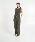 Pantaloni cargo #verde