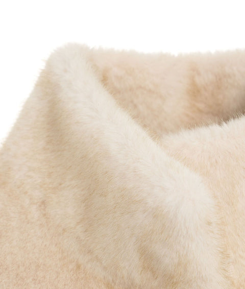 Cappotto in pelliccia sintetica #beige