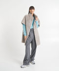 Cappotto in pelliccia sintetica #grigio