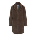 Cappotto in pelliccia sintetica #marrone