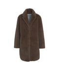 Cappotto in pelliccia sintetica #marrone