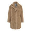 Cappotto in pelliccia sintetica #beige