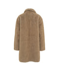 Cappotto in pelliccia sintetica #beige