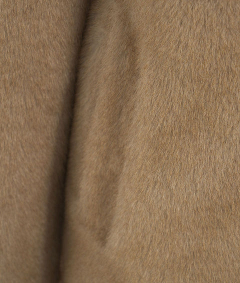 Cappotto in pelliccia sintetica #beige