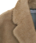 Cappotto in pelliccia sintetica #beige