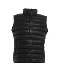 Gilet trapuntato in eco piuma #nero