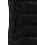 Gilet trapuntato in eco piuma #nero