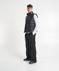 Gilet trapuntato in eco piuma #nero