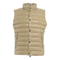 Gilet trapuntato in eco piuma #beige