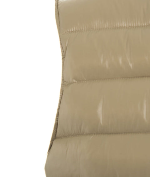 Gilet trapuntato in eco piuma #beige