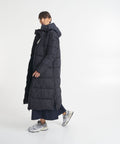 Cappotto 'Colette' in eco piuma #nero