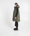 Gilet trapuntato in piuma d'oca #verde