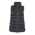 Gilet trapuntato in piuma eco 'Iris' #nero