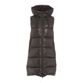 Gilet trapuntato in piuma d'oca #marrone