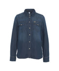 Camicia in denim #blu