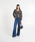 Flared Jeans 'B. Up Flare' #blu