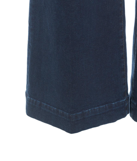 Jeans flare stretch #blu