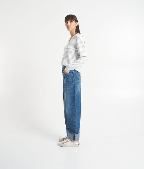 Loose-fit jeans #blu