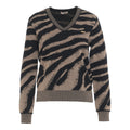 Maglione in lurex #marrone