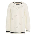 Maglione con dettagli logo #bianco