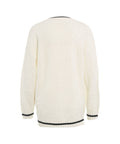 Maglione con dettagli logo #bianco