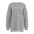 Maglione con dettagli logo #grigio