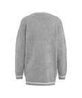 Maglione con dettagli logo #grigio