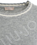 Maglione con dettagli logo #grigio