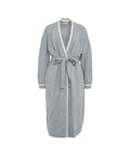 Cardigan lungo con cintura #grigio