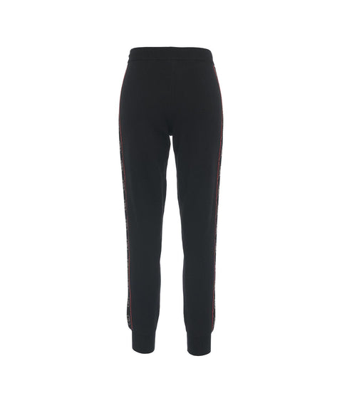 Pantaloni jogging a maglia #nero