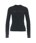 Pullover a maglia con dettaglio a trecce #nero