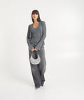 Cardigan in maglia lurex® #grigio