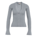 Cardigan in maglia lurex® #grigio