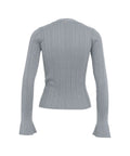 Cardigan in maglia lurex® #grigio